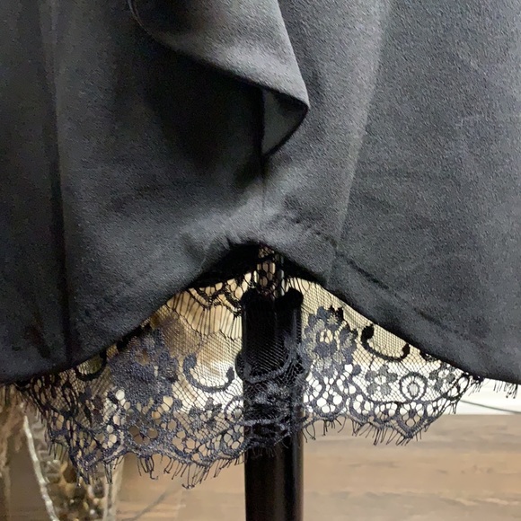 Black Ruffle Mini Dress - Picture 6 of 13